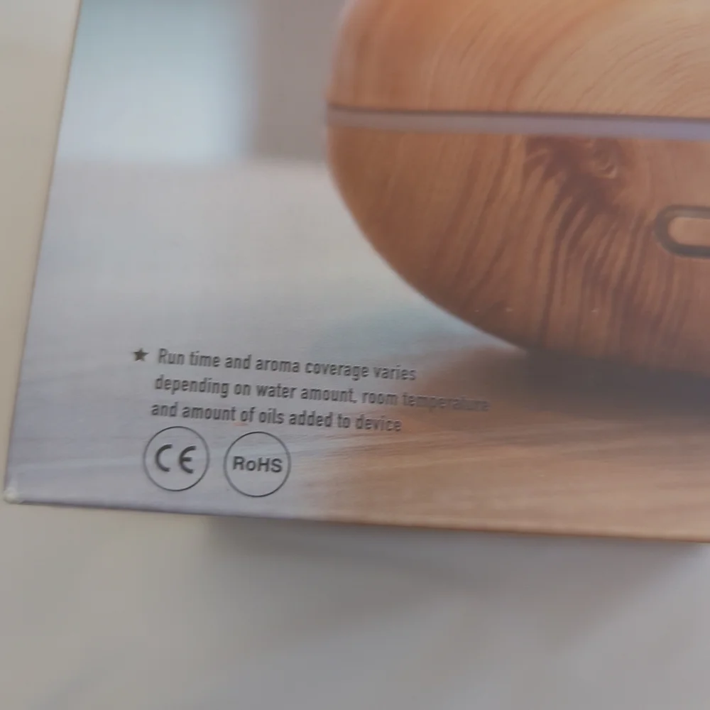 The Alpine Wood Grain Aroma Diffuser - Light Brown